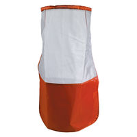 ヤマショウ 草刈り用ワンタッチハーフメッシュショートエプロン オレンジ YEP-012OR 1個（直送品）