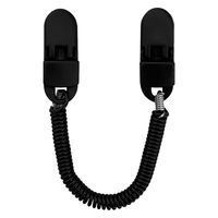 ヤマショウ スプリング帽子クリップ ブラック YOP-005BK 1個（直送品）