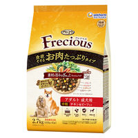 グラン・デリ フレシャス アダルト 成犬用 お肉たっぷり チキン&ビーフ 中粒 国産 2.7kg（450g×6袋）1個 ユニ・チャーム ドッグフード