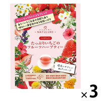 nagomi-NATULURE たっぷりいちごのフルーツハーブティー 1セット(3バッグ入×3)