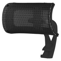 Netforce ウェルビー オフィスチェア用 ヘッドレスト ブラックフレーム×ブラック 1個（直送品）