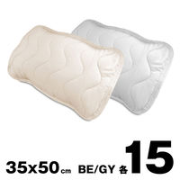 枕パッド ピロパッド 抗菌 防ダニ 防臭 ピーチスキン 睡眠 ソフトタッチ 洗える 寝室 枕 カバー 柔らかい 装着 簡単 カバー（直送品）