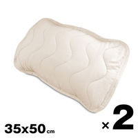 枕パッド ピロパッド 抗菌 防ダニ 防臭 ピーチスキン 睡眠 ソフトタッチ 洗える 寝室 枕 カバー 柔らかい 装着 簡単 カバー（直送品）