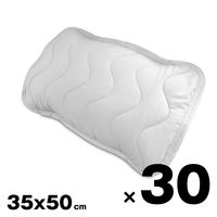 枕パッド ピロパッド 抗菌 防ダニ 防臭 ピーチスキン 睡眠 ソフトタッチ 洗える 寝室 枕 カバー 柔らかい 装着 簡単 カバー（直送品）