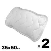 枕パッド ピロパッド 抗菌 防ダニ 防臭 ピーチスキン 睡眠 ソフトタッチ 洗える 寝室 枕 カバー 柔らかい 装着 簡単 カバー（直送品）