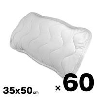 枕パッド ピロパッド 抗菌 防ダニ 防臭 ピーチスキン 睡眠 ソフトタッチ 洗える 寝室 枕 カバー 柔らかい 装着 簡単 カバー（直送品）