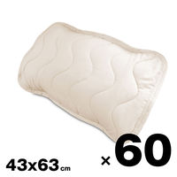 枕パッド ピロパッド 抗菌 防ダニ 防臭 ピーチスキン 睡眠 ソフトタッチ 洗える 寝室 枕 カバー 柔らかい 装着 簡単 カバー（直送品）