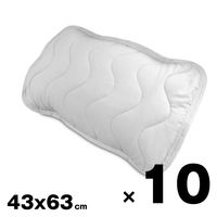 枕パッド ピロパッド 抗菌 防ダニ 防臭 ピーチスキン 睡眠 ソフトタッチ 洗える 寝室 枕 カバー 柔らかい 装着 簡単 カバー（直送品）