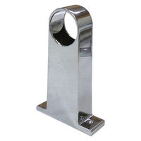 フジテックジャパン A型ロングブラケット クローム 通 Φ32(Φ32.2)×120 収納金物 1100100015753 1個（直送品）