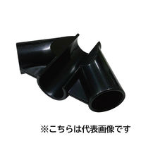 フジテックジャパン ワンタッチ45度三方エルボ Φ25 ブラック DIY ジョイント パイプ金物 1100100015774 1個（直送品）