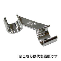 フジテックジャパン ワンタッチフリー棚受 25mm クローム DIY 収納金物 工具不要 簡単取付 1100100015788 1個（直送品）