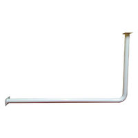 フジテックジャパン ウォール&シーリング(ポール)L型 白 Φ32×1800mm×530mm 1100100015858 1個（直送品）