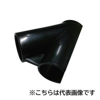 ワンタッチV型エルボ Φ25 ブラック 10個入 DIY ジョイント パイプ金物 1100100015971 1箱(10個入)（直送品）
