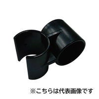 ワンタッチフリーエルボΦ32 No.12 ブラック 20個入 ジョイント パイプ金物 1100100015980 1箱(20個入)（直送品）