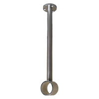 フリーパイプブラケットΦ32×300mm規格 通 10個入 ハンガーパイプ 受金具 1100100015995 1箱(10個入)（直送品）