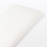 無印良品 綿 サッカー織 敷ふとんシーツ Ｓ 兼浅型ボックスシーツ １００×２００×３‐１０ｃｍ用 オフ白 良品計画