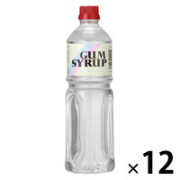 ジーエスフード GS Ｗガムシロップ 1L 1箱（12本入) 業務用