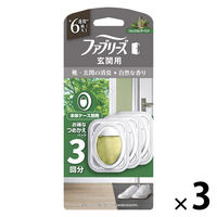 ファブリーズ 玄関用消臭芳香剤 フォレスト＆シダーウッドの香り 7mL 詰め替え 1セット（1パック（3個入）×3） P＆G