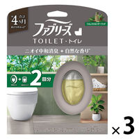 ファブリーズ トイレ用消臭芳香剤 フォレスト＆シダーウッドの香り 6.3mL 1セット（1パック（本体+詰替1個）×3） P＆G