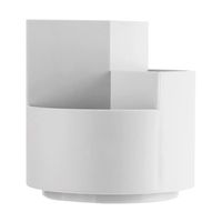 Trimate ペン立て 360度回転 ホワイト AFF-KPT-WH 1個 60-7278-39（直送品）