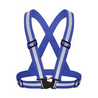 Trimate 安全反射ベスト ブルー AFF-AHB004-BL 1個 60-7278-16（直送品）