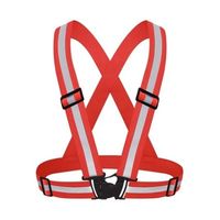 Trimate 安全反射ベスト レッド AFF-AHB004-RD 1個 60-7278-15（直送品）