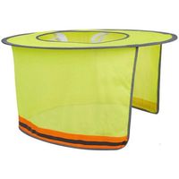 Trimate ヘルメットに取り付ける日差しよけ ポリエステル製 大 グリーン AFF-HKS002-GR 1個 60-7278-35（直送品）