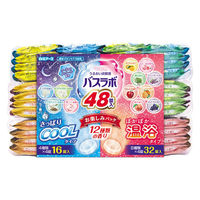 【大容量アソート】HERSバスラボ クール温浴 お楽しみパック 12種アソート 1パック（48錠入）白元アース