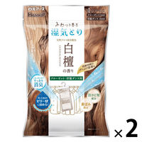 ドライ＆ドライUP 除湿剤 シートタイプ クローゼット・洋服ダンス用 白檀の香り 1セット（1袋（4シート入）×2） 白元アース