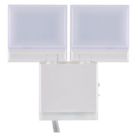 朝日電器 LEDセンサーライト フラット コンセント式 2灯 ESL-SF902AC 1個（直送品）