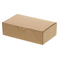 シモジマ 食品箱 NFネオクラフト コンパクトBOX M 004248301 1セット(1袋(20個入)×10)（直送品）
