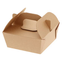 シモジマ 食品箱 NFネオクラフト キャリーフードBOX S 004248307 1セット(1袋(20個入)×8)（直送品）