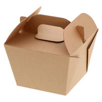 シモジマ 食品箱 NFネオクラフト キャリーフードBOX M 004248308 1セット(1袋(20個入)×6)（直送品）