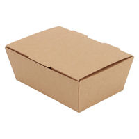 シモジマ 食品箱 NFネオクラフト スナックBOX S 004248319 1セット(1袋(20個入)×12)（直送品）