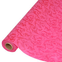 シモジマ フラワーラッピングロール マリアージュ NO.5 チェリーピンク 006778245 1セット(1本×20)（直送品）