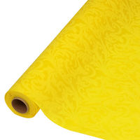 シモジマ フラワーラッピングロール マリアージュ NO.10 イエロー 006778250 1セット(1本×20)（直送品）