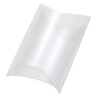 シモジマ 箱 ギフトボックス クリスタルBOX AX 80×95×35 006850013 1セット(1袋(10枚入)×10)（直送品）