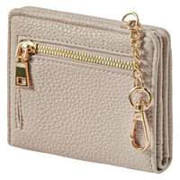 ディーエーピーネットワーク スリムミニウォレット コイン収納つきパスケース ベージュ bon033_BE 1個（直送品）