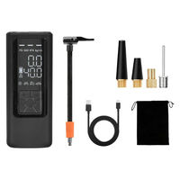 ディーエーピーネットワーク LEDライト付 電動エアーポンプ 車 自転車 ボール対応 monowa069_BK 1S(1S)（直送品）