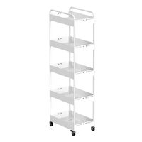 ディーエーピーネットワーク 幅18.5~27cm調整 ワイドチェンジストッカー(5段)ホワイト monowa082-wh 1台（直送品）