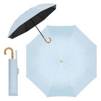 ディーエーピーネットワーク 自動開閉 折りたたみ傘 晴雨兼用 (杢ブルー) solshade028_MBL 1個（直送品）