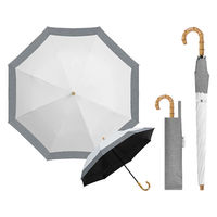 ディーエーピーネットワーク 晴雨兼用 折りたたみ傘 軽量260g(ホワイト×杢グレー) solshade031_WMGY 1個（直送品）