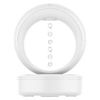 ディーエーピーネットワーク 反重力デザイン 加湿器 680ml 超音波式 空焚き防止 ホワイト wasser hum006 1台（直送品）