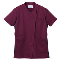 住商モンブラン スクラブ 兼用 半袖 ワイン/ネイビー 4L MS008-7282 1枚（直送品）