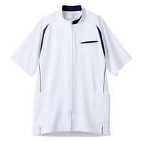 住商モンブラン ジャケット メンズ 半袖 白/ネイビー 3L MJ552-0109 1枚（直送品）