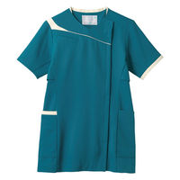 住商モンブラン スクラブ レディス 半袖 アクアマリン/アイボリー 6L MS354-4905 1枚（直送品）