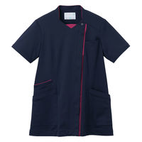 住商モンブラン スクラブ 兼用 半袖 ネイビー/バーガンディ/ワイン 9L MS007-8273 1枚（直送品）