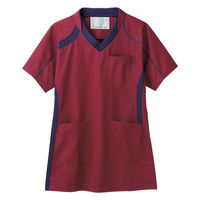 住商モンブラン スクラブ 兼用 半袖 ワイン/ネイビー L MS301-0609 1枚（直送品）