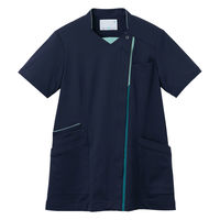 住商モンブラン スクラブ 兼用 半袖 ネイビー/ターコイズ/ターコイズ 9L MS007-8232 1枚（直送品）