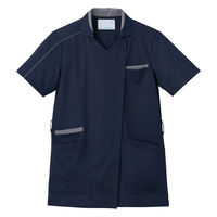 住商モンブラン スクラブ 兼用 半袖 ネイビー/グレー ML MS009-8391 1枚（直送品）